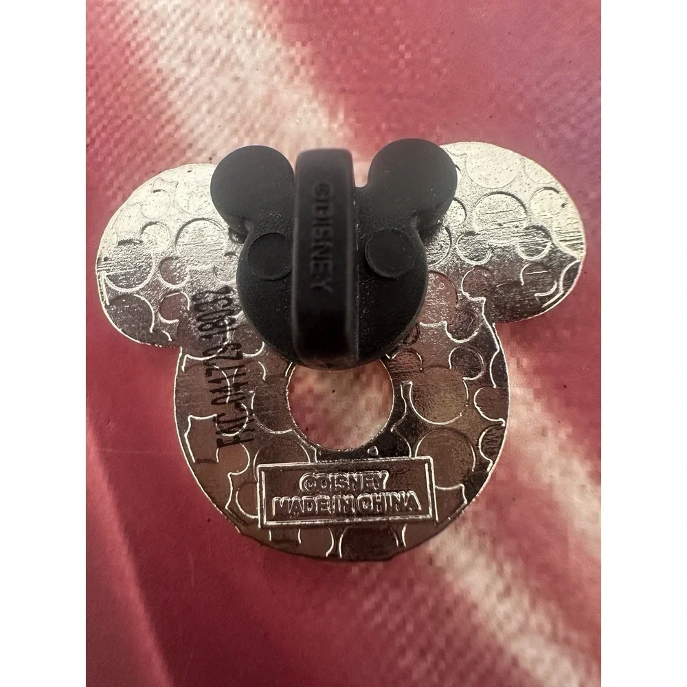 Disney Mickey Donut Pin Pink Frosting Sprinkles Yellow Glaze Parks Exclusive‎